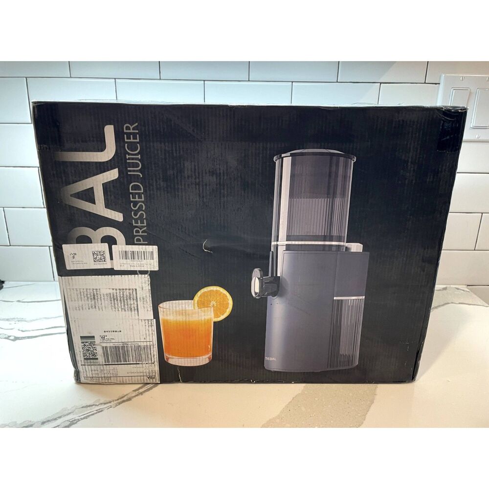 TEBAL Masticating Cold Press Juicer, NEW OPENED BOX